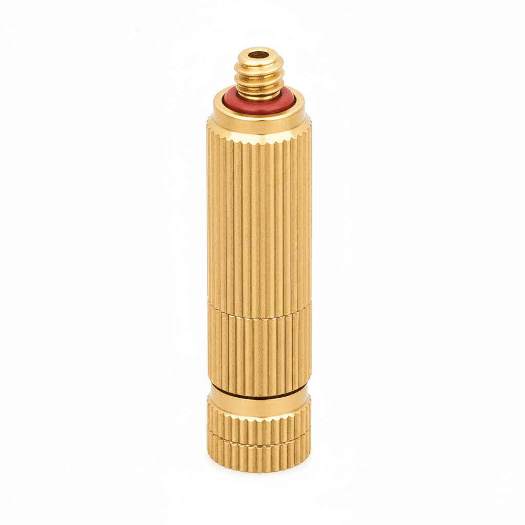 NPFD - 5 - 3/16 - 3 - NPB - CER – Hydraulic Atomizing Spray Nozzle, 3/16 Inlet, Nickel - Plated Brass - NozzlePro