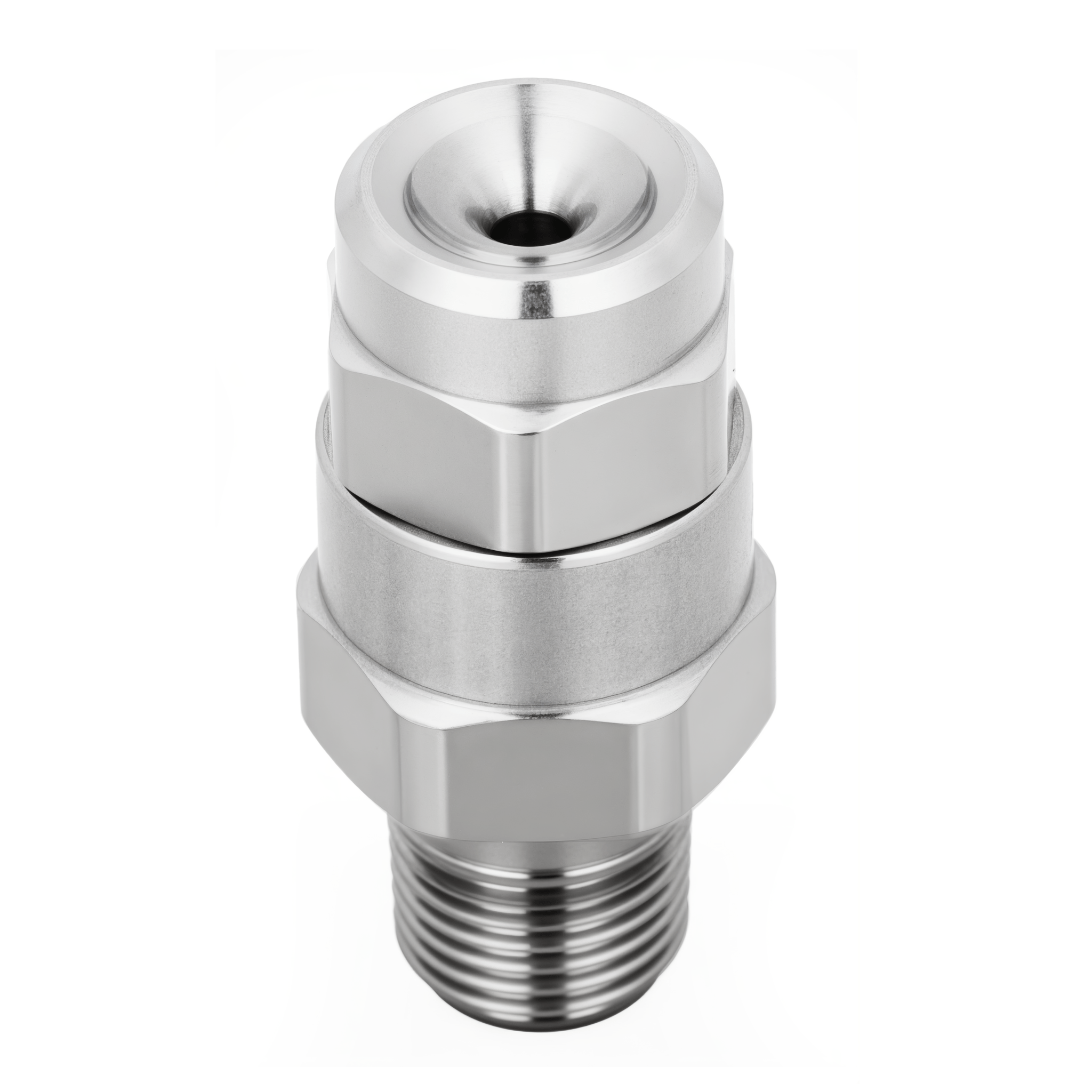 NPGG - 12W - 1/4 - SS – Full Cone Spray Nozzle, 1/4" Inlet, 303/304 Stainless Steel - NozzlePro
