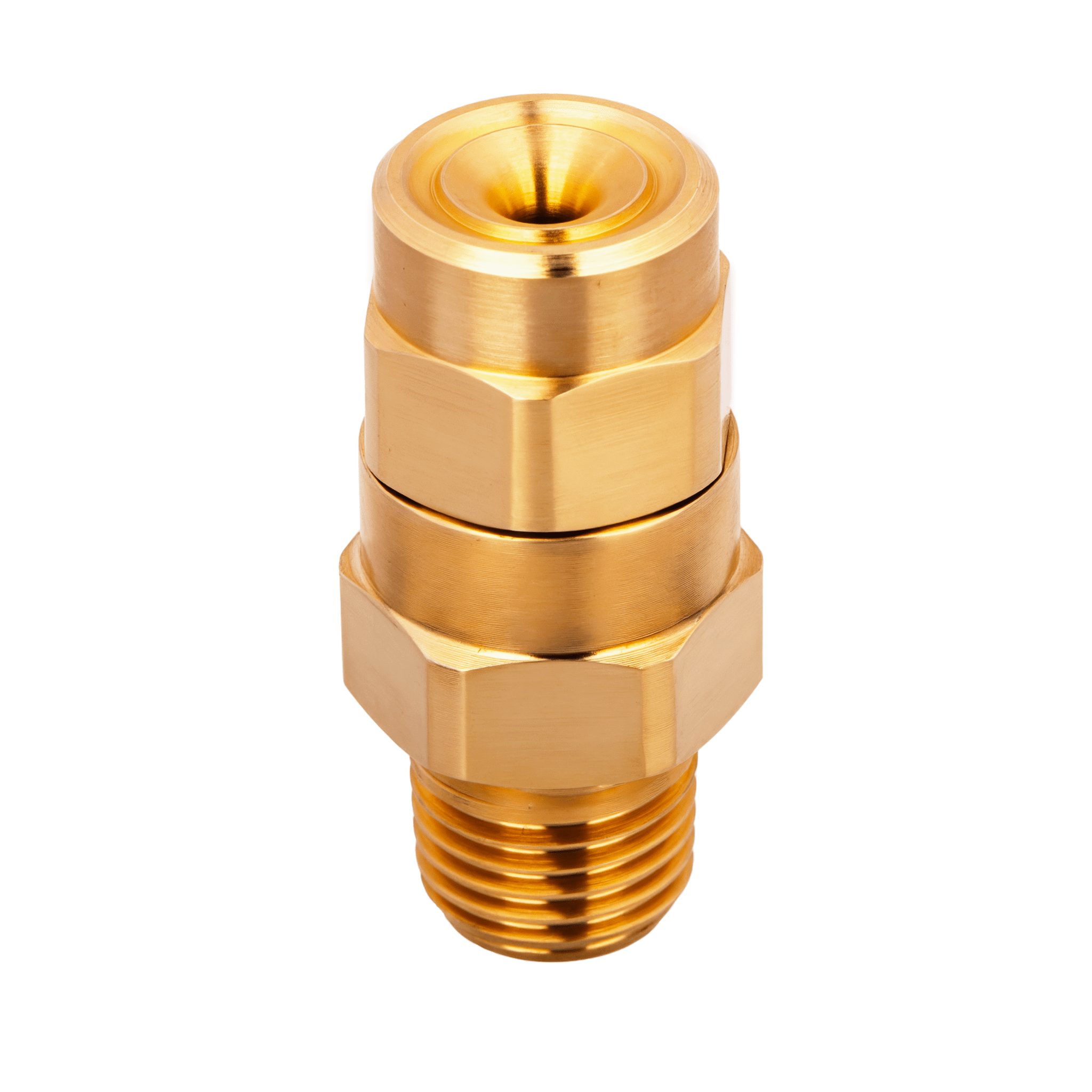 NPGG - 45W - 1/2 – Full Cone Spray Nozzle, 1/2" Inlet, Brass - NozzlePro