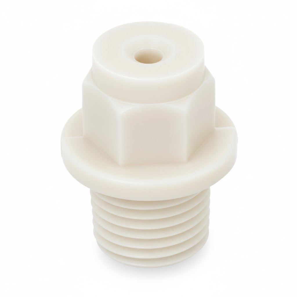NPHH6 - 1/4 - PP β Full Cone Spray Nozzle, 1/4" Inlet, Polypropylene - NozzlePro