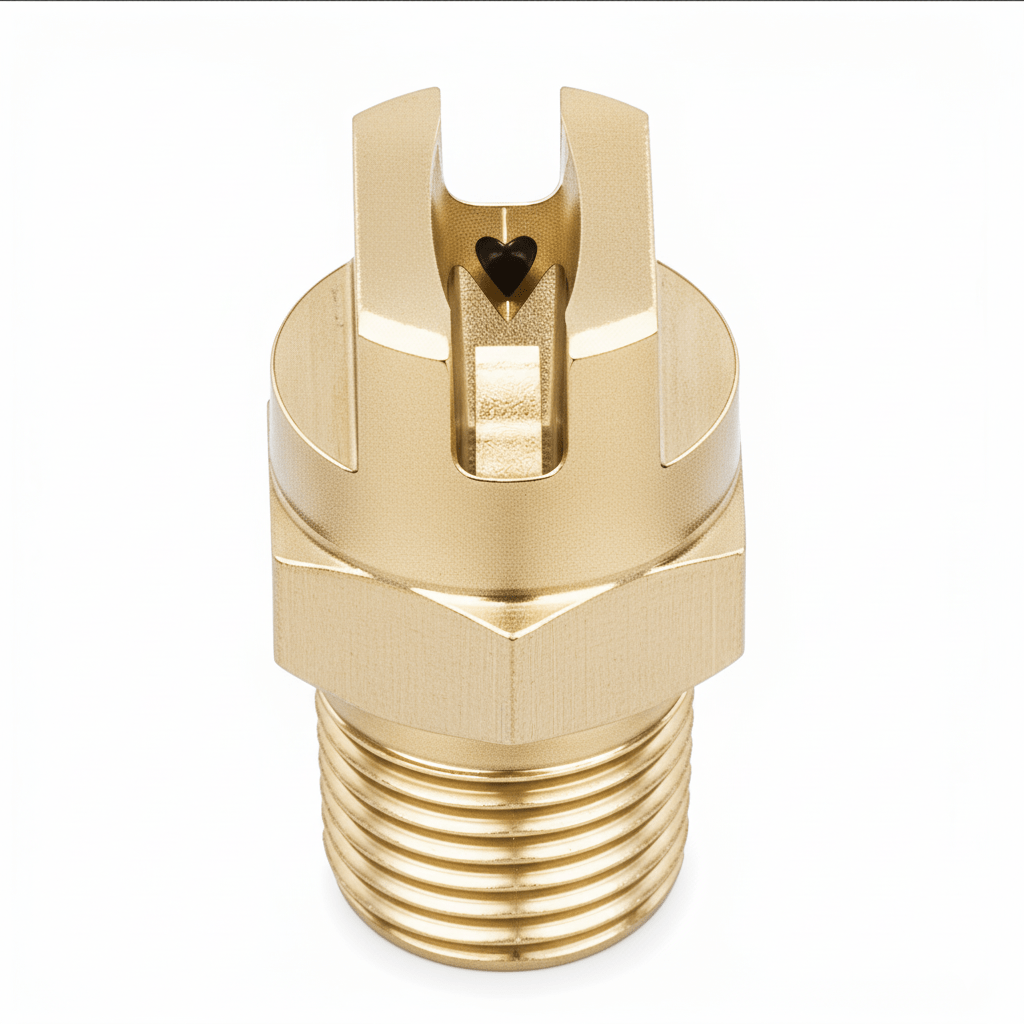 NPHV - 9504 - 1/4 – Flat Spray Nozzle, 1/4" Inlet, Brass - NozzlePro