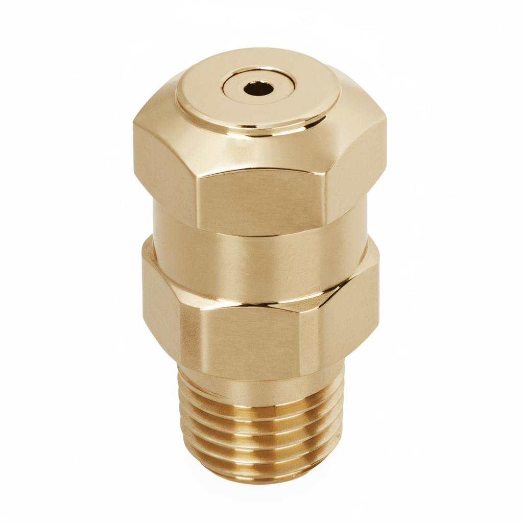 NPMA - 8W - 1/4 – Hydraulic Atomizing Spray Nozzle, 1/4" Inlet, Brass - NozzlePro
