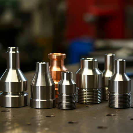 Caustic-resistant nozzles