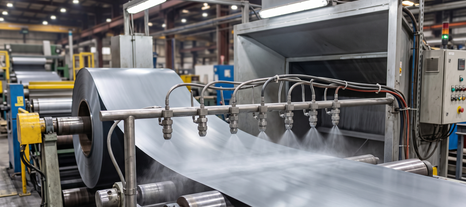 Spray Nozzles for Steel Coil Coating & Metal Painting Lines