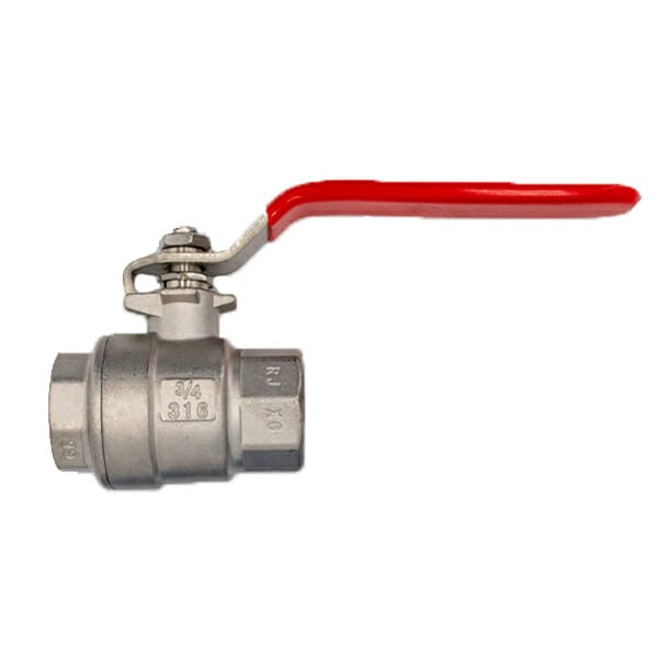 BALL VALVE - SS - RED Part for 3600 & 6000 Series - NozzlePro