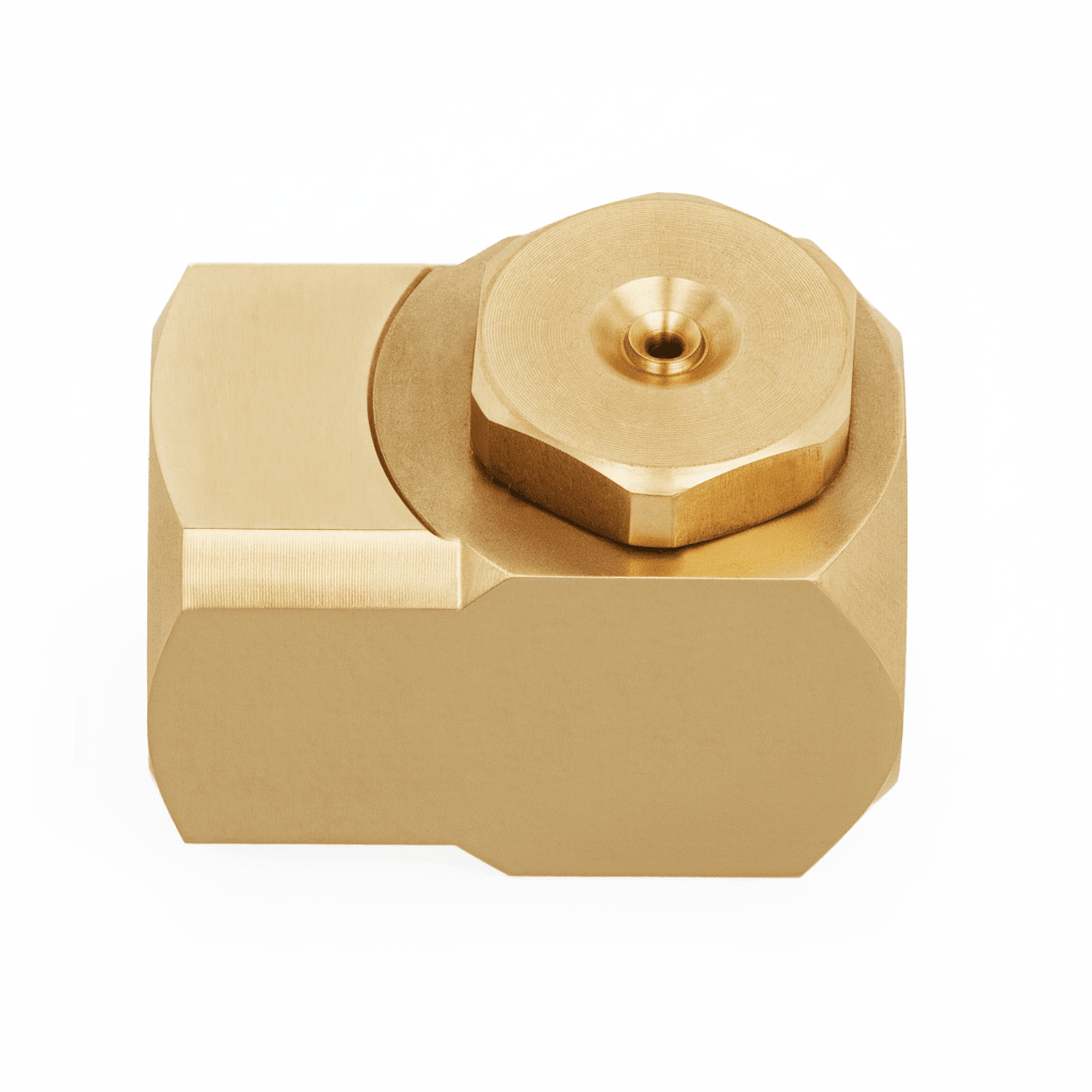 NPEW - 25 - 3/8 – Hollow Cone Nozzle, 3/8 Inlet, Brass - NozzlePro