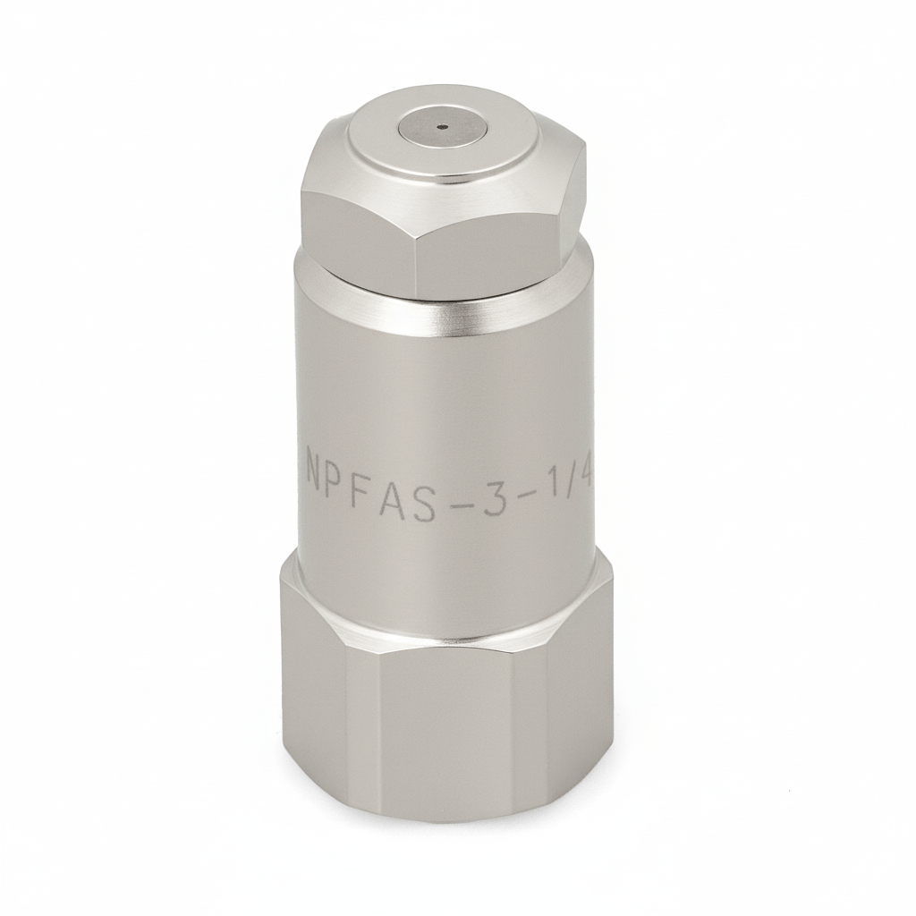 NPFAS - 26 - 1/4 - SS – Hydraulic Atomizing Spray Nozzle, 1/4" Inlet, 303/304 Stainless Steel - NozzlePro