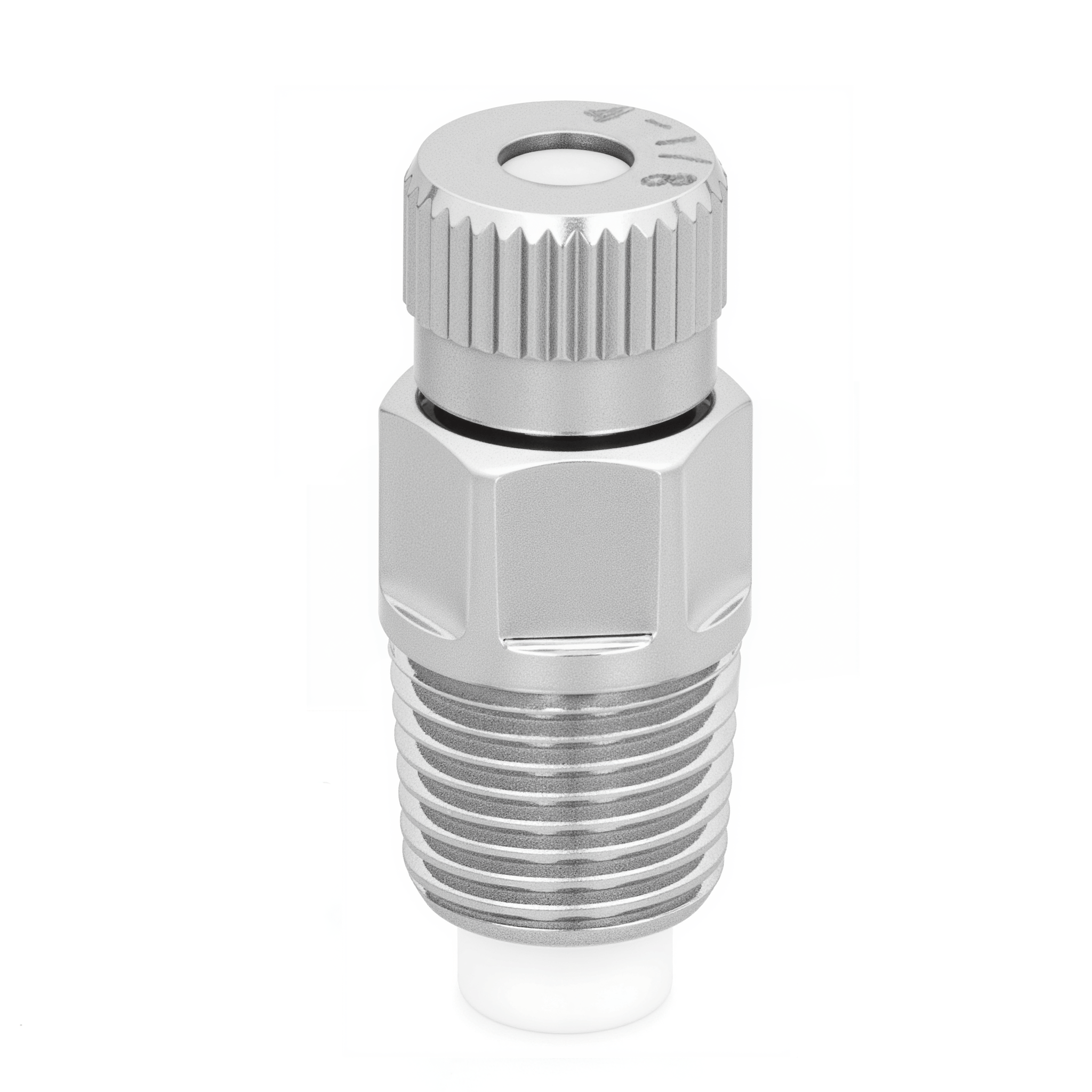 NPFD - 5 - 1/8 - NPB - CER – Hydraulic Atomizing Spray Nozzle, 1/8" Inlet, Nickel - Plated Brass - NozzlePro