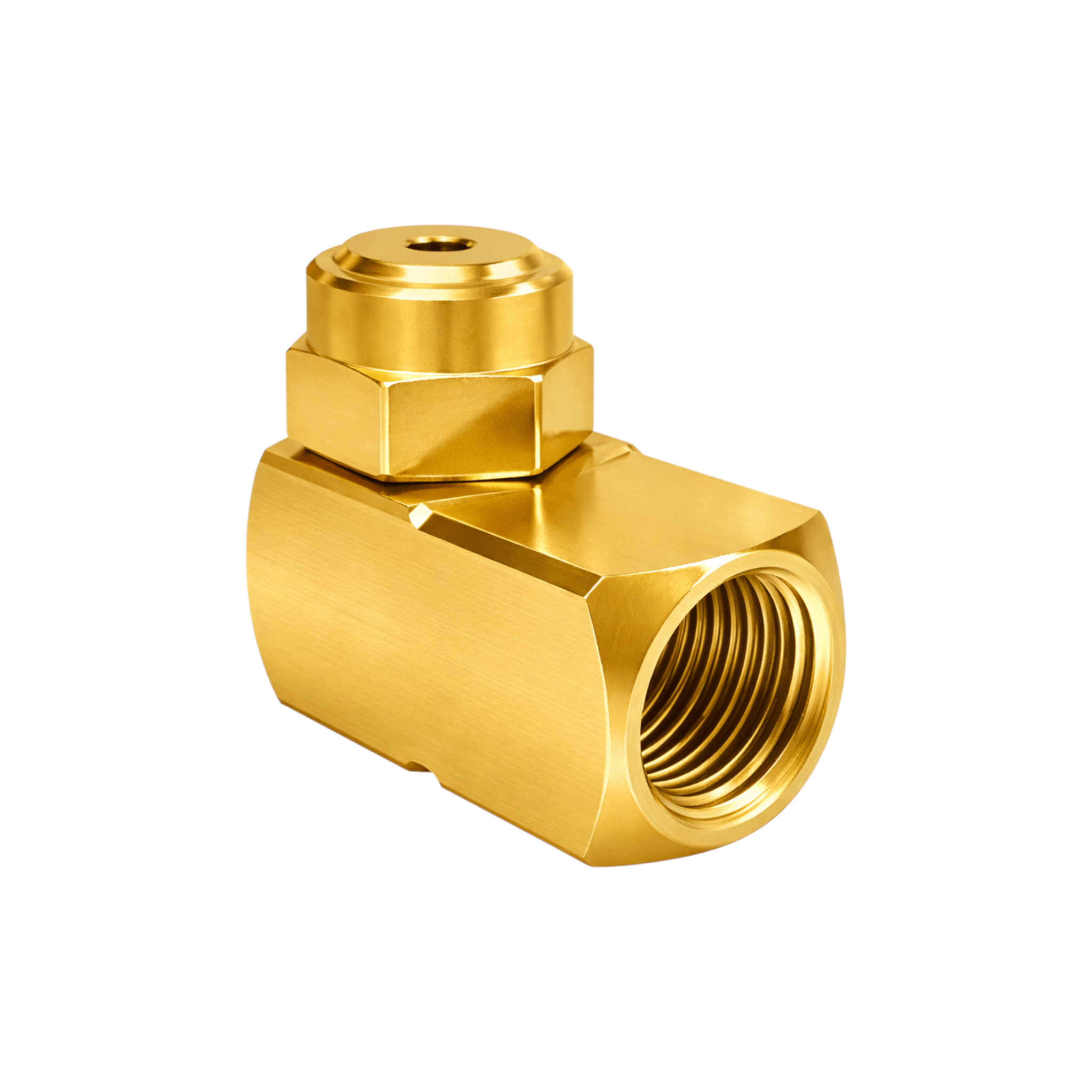 NPFGA - 22 - 3/8 – Full Cone Nozzle, 3/8 Inlet, Brass - NozzlePro