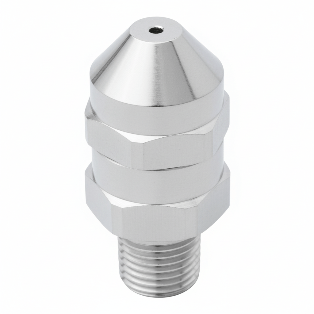 NPGG - 1507 - 1/8 - SS – Full Cone Spray Nozzle, 1/8" Inlet, 303/304 Stainless Steel - NozzlePro