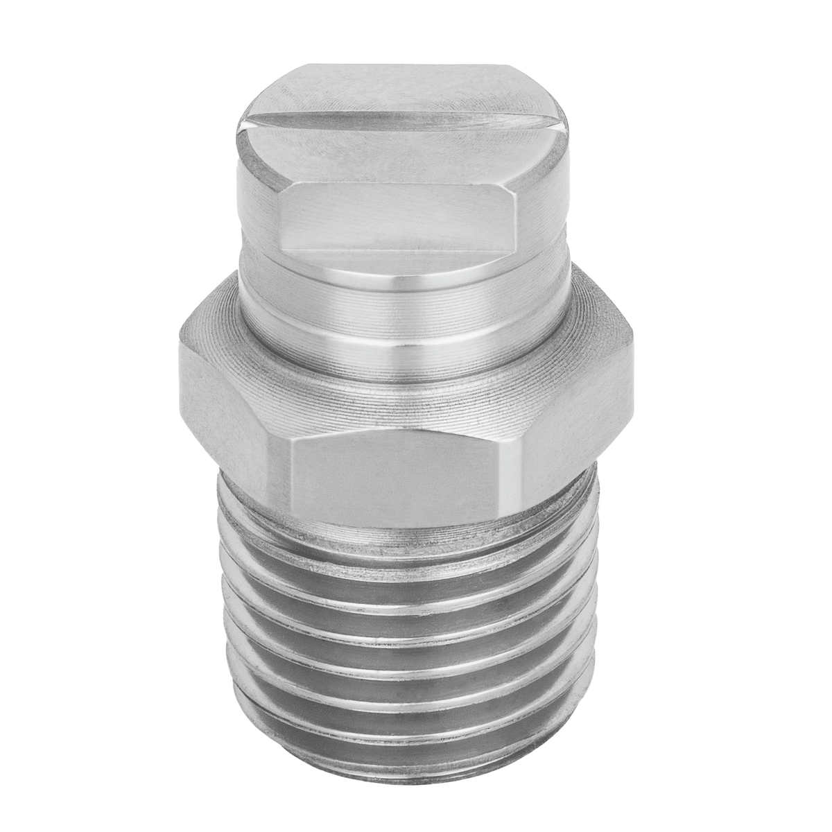 NPHPV-0010-1/4 – High Pressure, Solid Stream Nozzle, 1/4 Inlet, Hardened Stainless Steel - NozzlePro