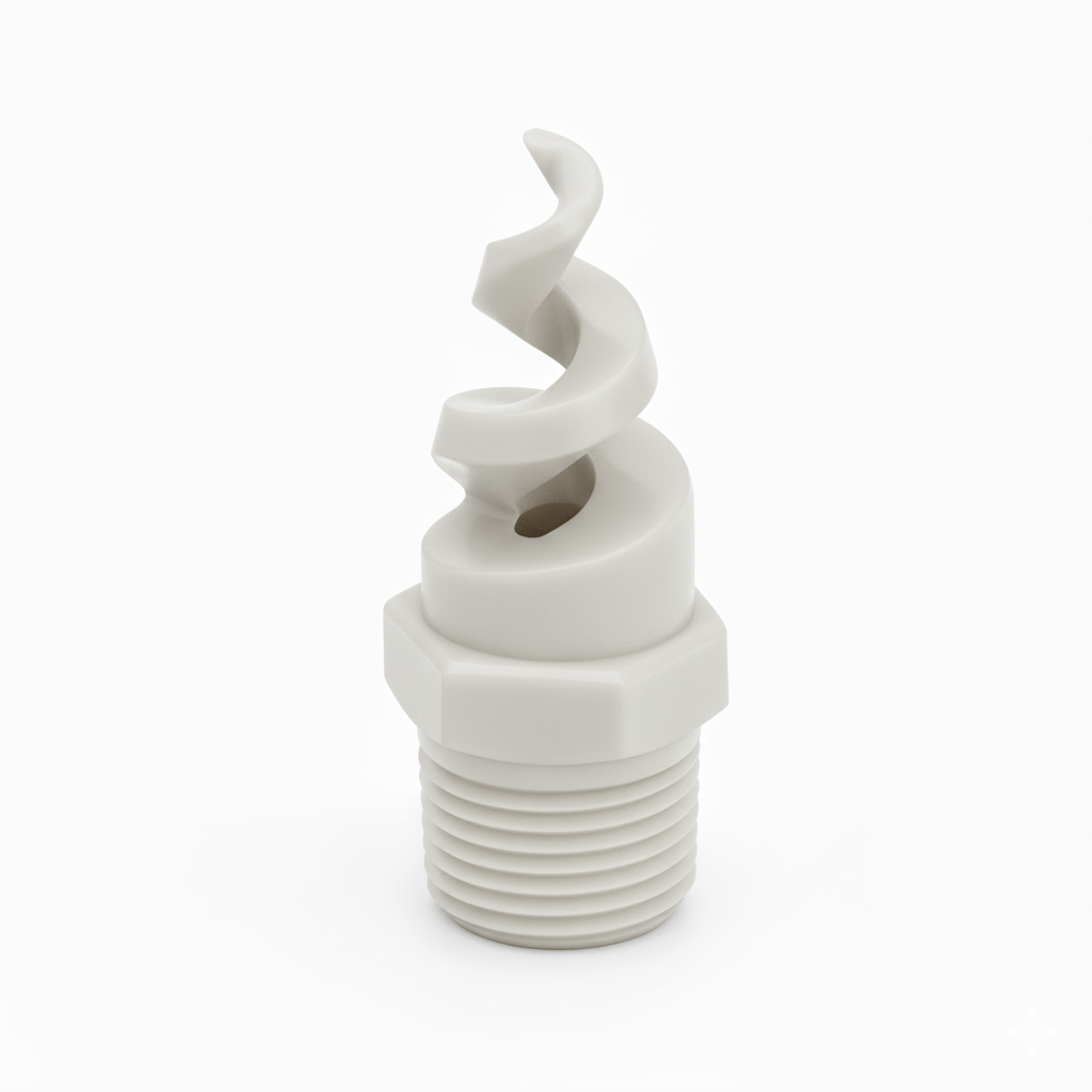 NPHSJ - 60470 - 1 - PVC – Full Cone Spray Nozzle, 1" Inlet, Polyvinyl Chloride - NozzlePro