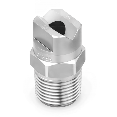 NPHU - 25150 - 1/2 - SS – Flat Nozzle, 1/2 Inlet, 303/304 Stainless Steel - NozzlePro