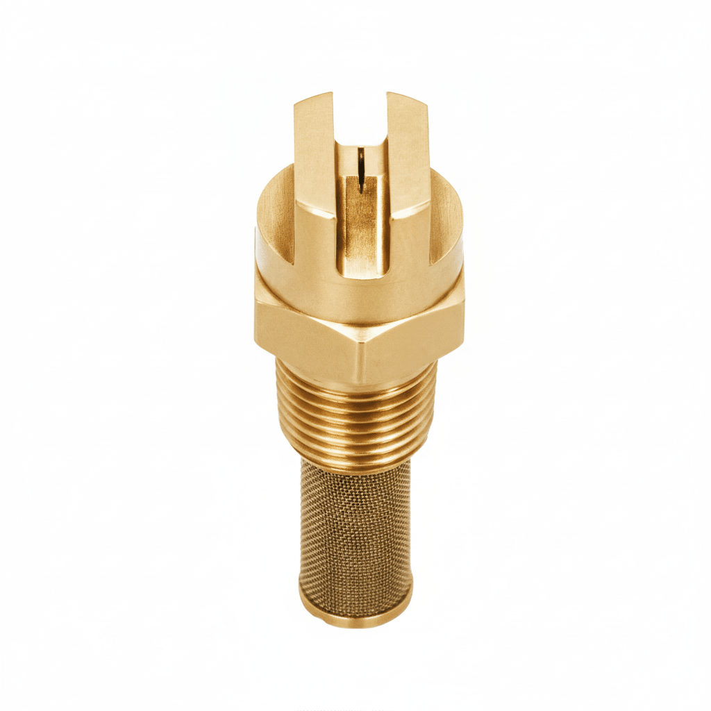 NPHVL-65025-1/8 – Flat Nozzle, 1/8 Inlet, Brass - NozzlePro