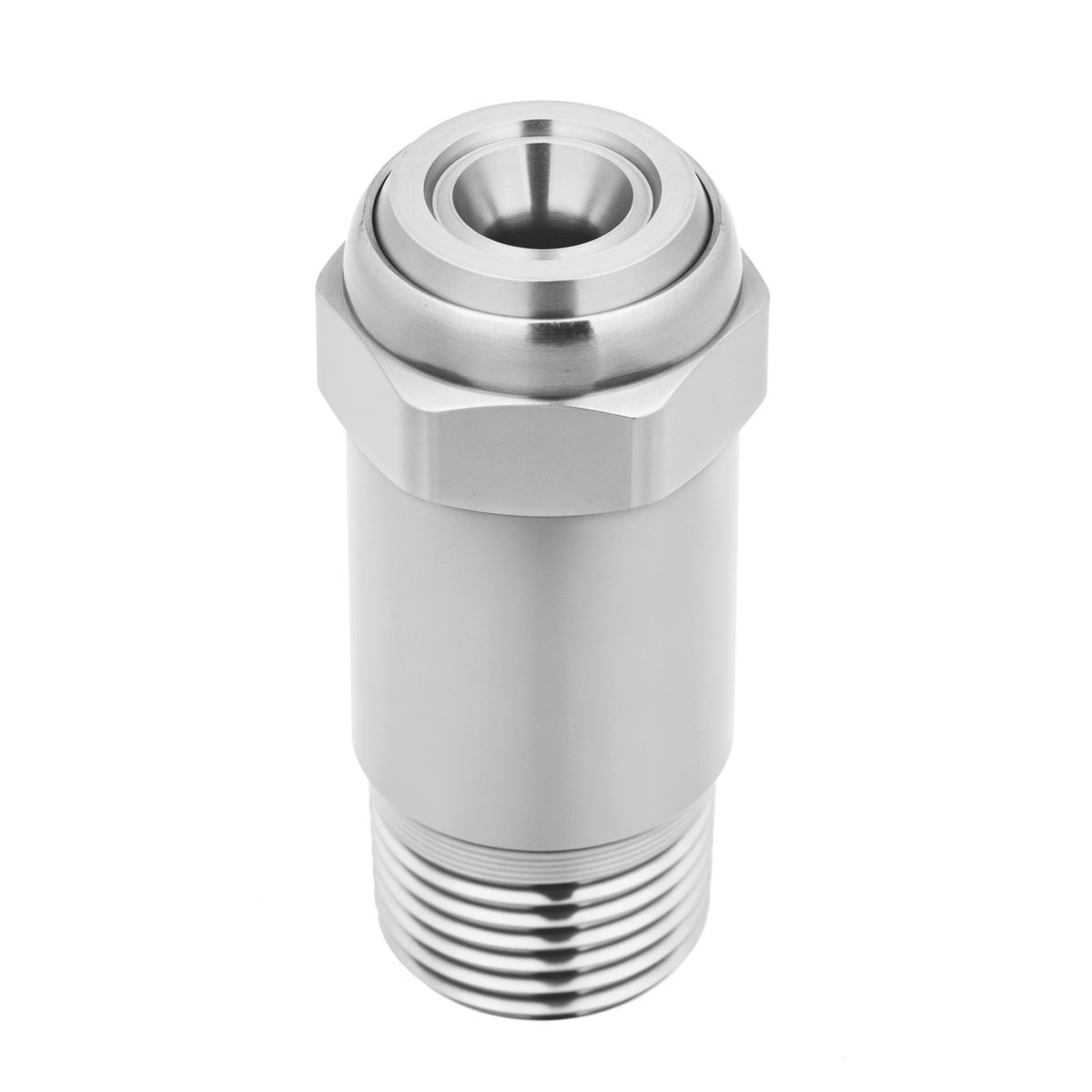 NPMFP - 6014 - 3/8M - SS – Full Cone Spray Nozzle, 3/8" Inlet, 303/304 Stainless Steel - NozzlePro