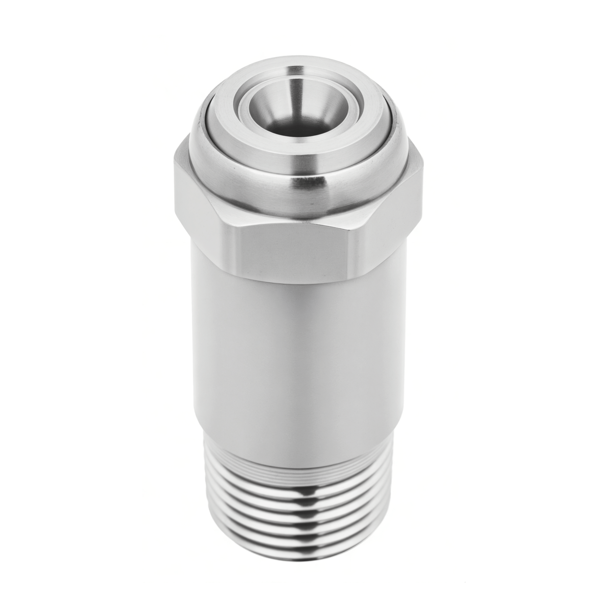 NPMFP - 9014 - 3/8M - SS – Full Cone Spray Nozzle, 3/8" Inlet, 303/304 Stainless Steel - NozzlePro