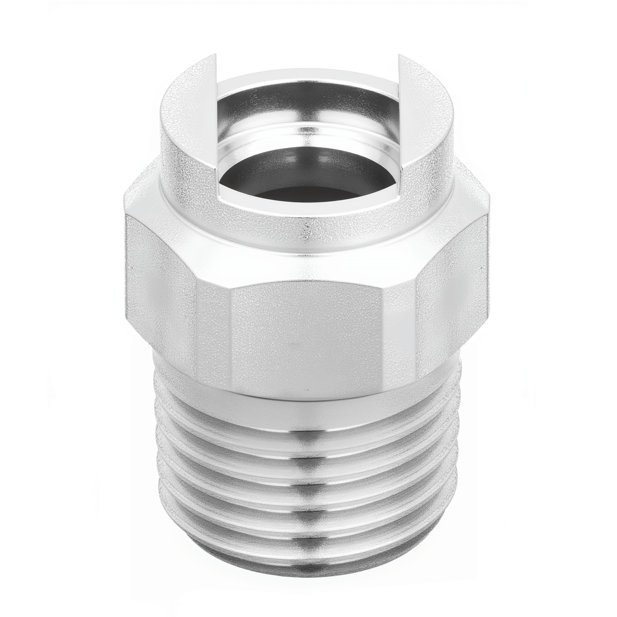 NPQJJS - 1/8 - 316 – Pro - Quick Connect Assembly, 1/8" Inlet, 316L Stainless Steel - NozzlePro