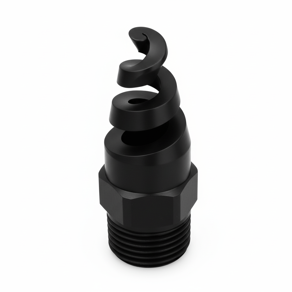 NPSJ - 120470 - 1 - TEF – Hollow Cone Spray Nozzle, 1" Inlet, Teflon - NozzlePro