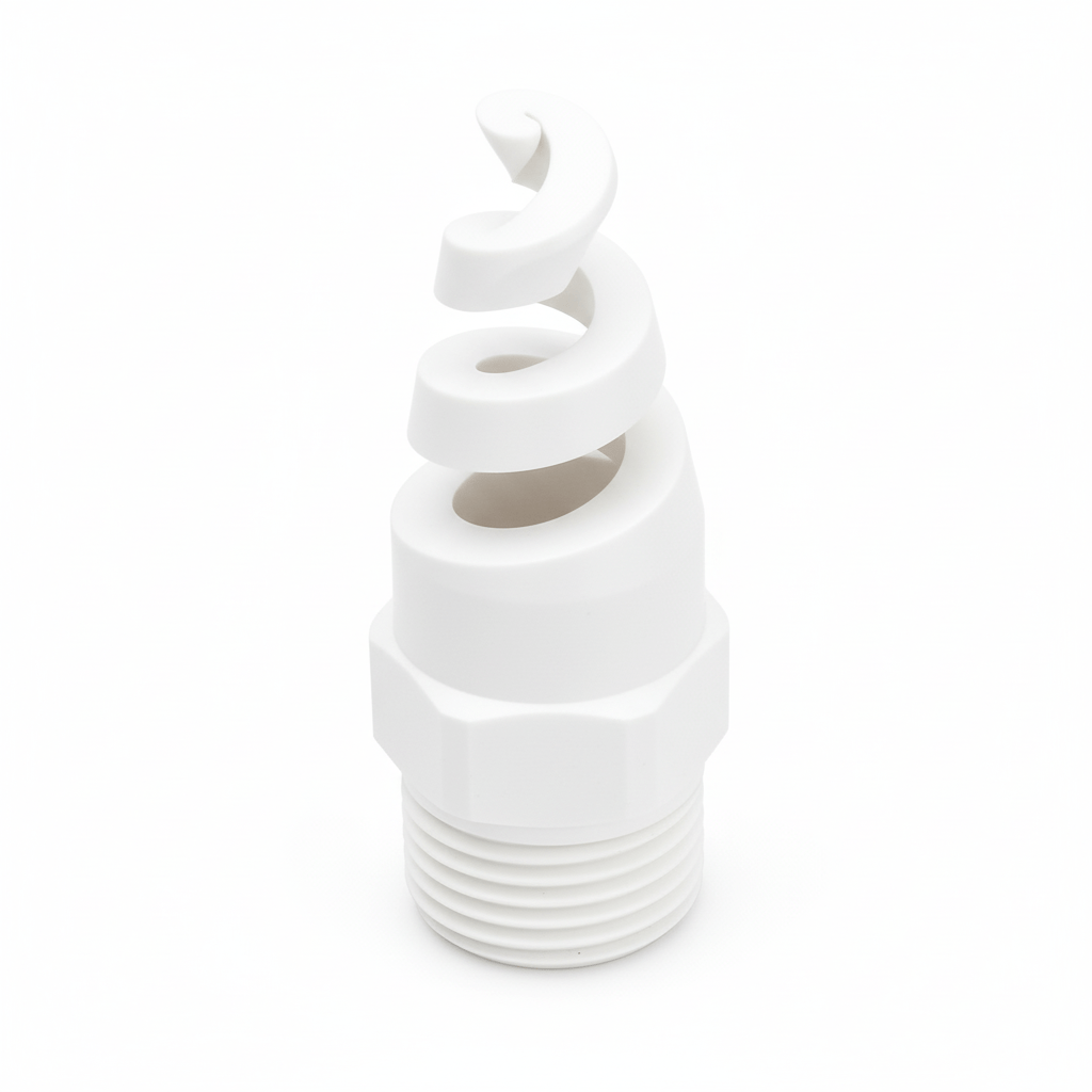 NPSJ - 9013 - 3/8 - PP – Hollow Cone Spray Nozzle, 3/8" Inlet, Polypropylene - NozzlePro