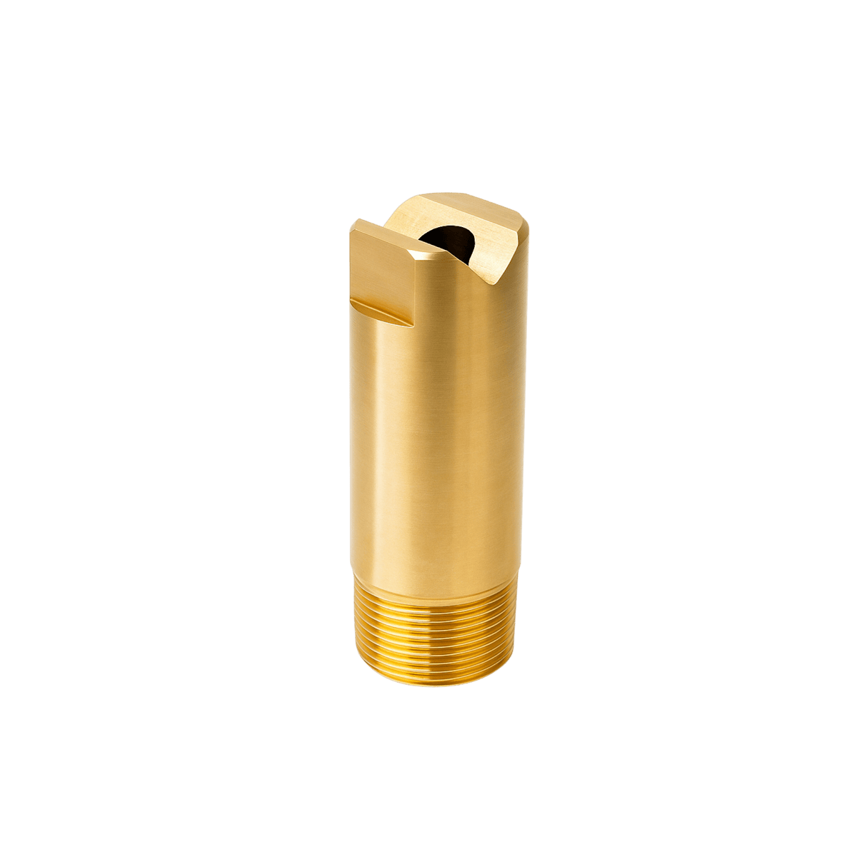 NPU - 50750 - 1 - 1 - 4 – Flat Nozzle, 1 - 1/4 Inlet, Brass - NozzlePro
