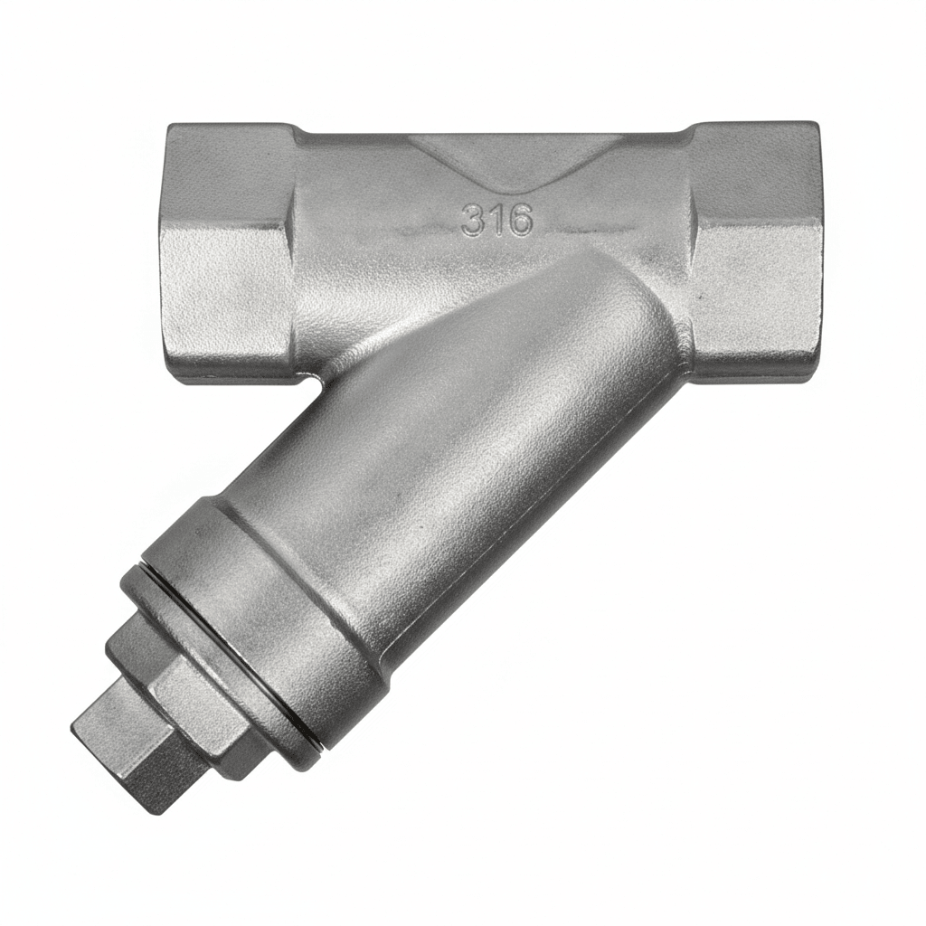 SS8000 - SS ¾” Y - Type strainer. Stainless steel - NozzlePro